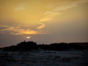 Sonnenaufgang am Strand