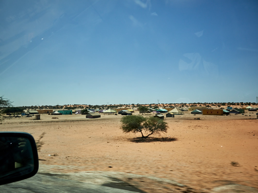 Dorf in der Sahel-Zone