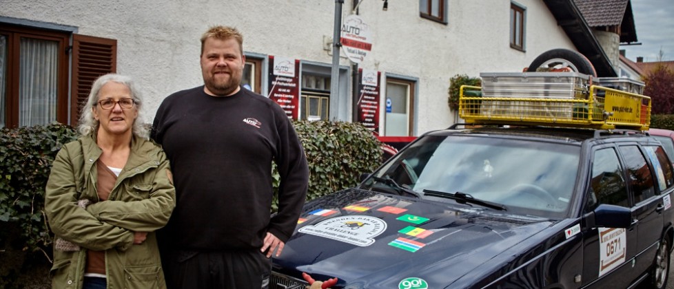 Gerhard Hinterwimmer hat sich um die Spur des Volvos gekümmert